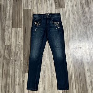 Express Rhinestone Jean Leggings
